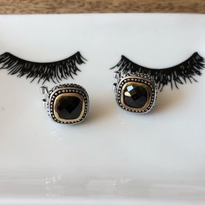 David Yurman Style Onyx Earrings